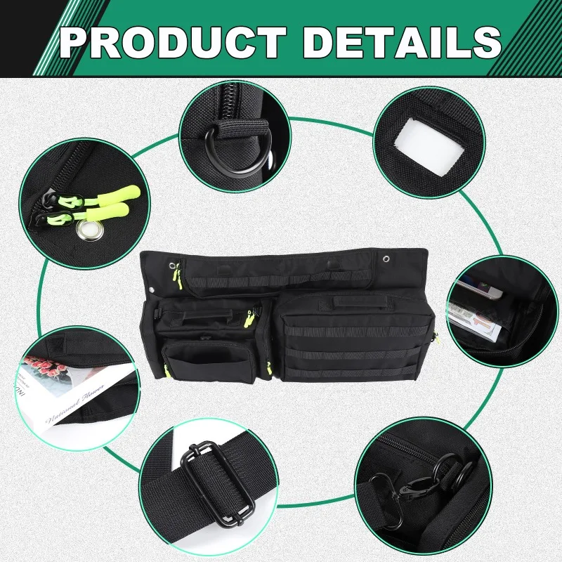 

Oxford cloth For 2020+ Land Rover Defender Tailgate Bag Holder Car Tailgate Storage Organizer Car Accessories