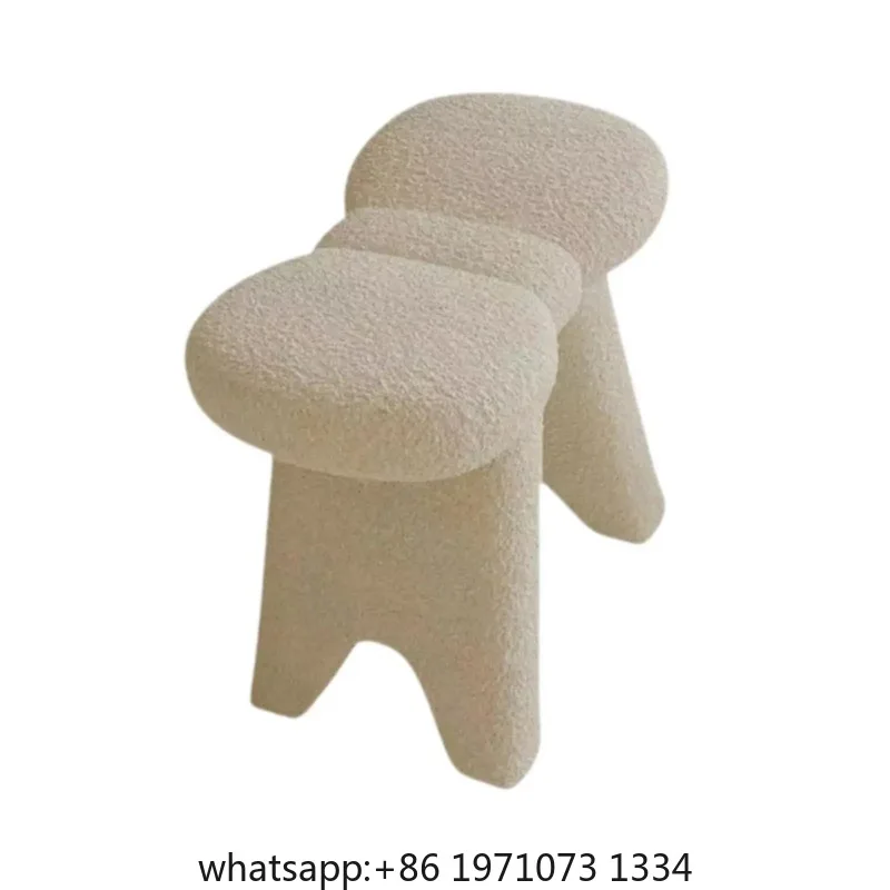 Makeup Vanity Stool Chair Seating Ottoman for Home Decor Living Room Bedroom