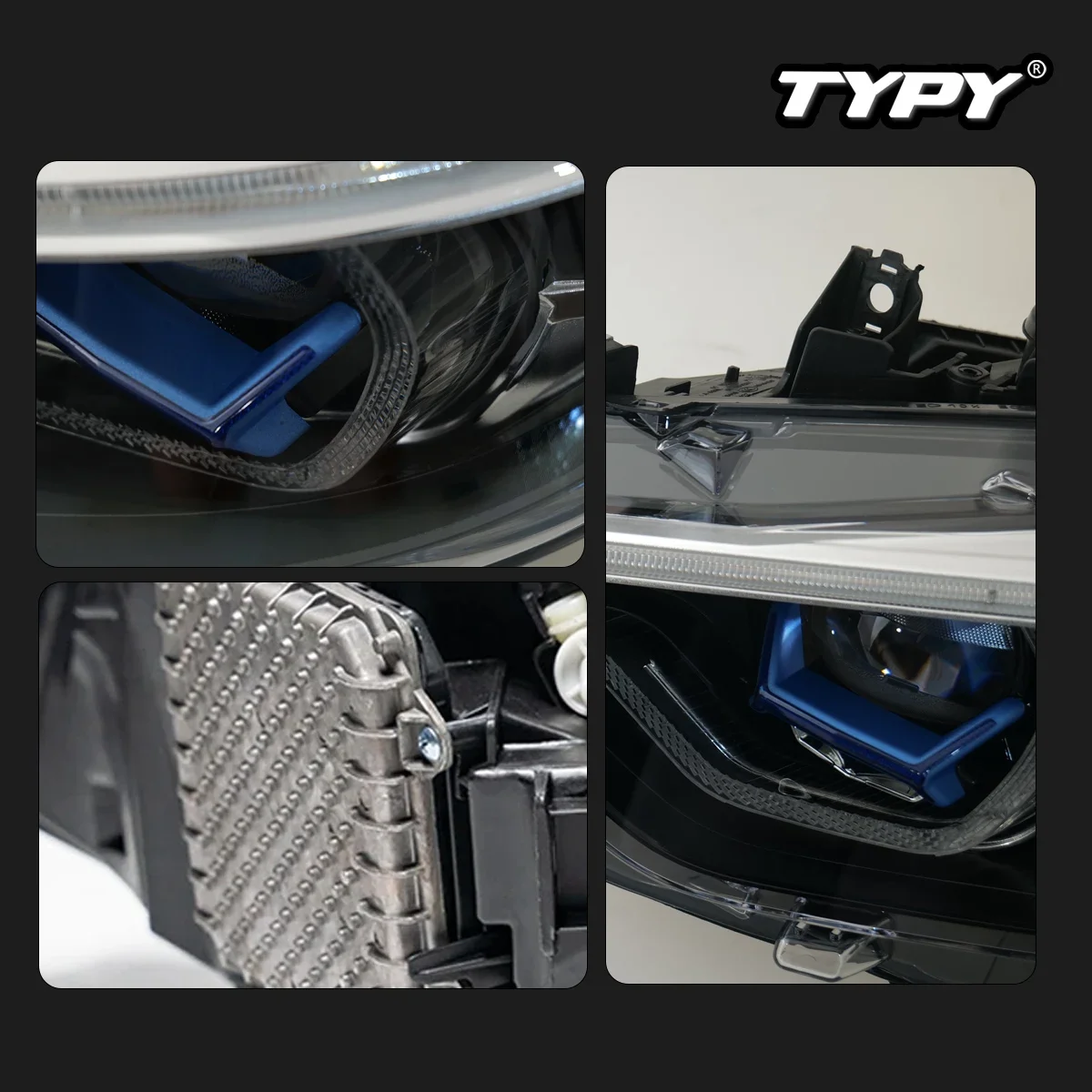 

Автомобильные фары TYPY для BMW 4 серии F32 F36, фары 2013-2019, светодиодные фары для проектора, дневные ходовые огни, автомобильные аксессуары