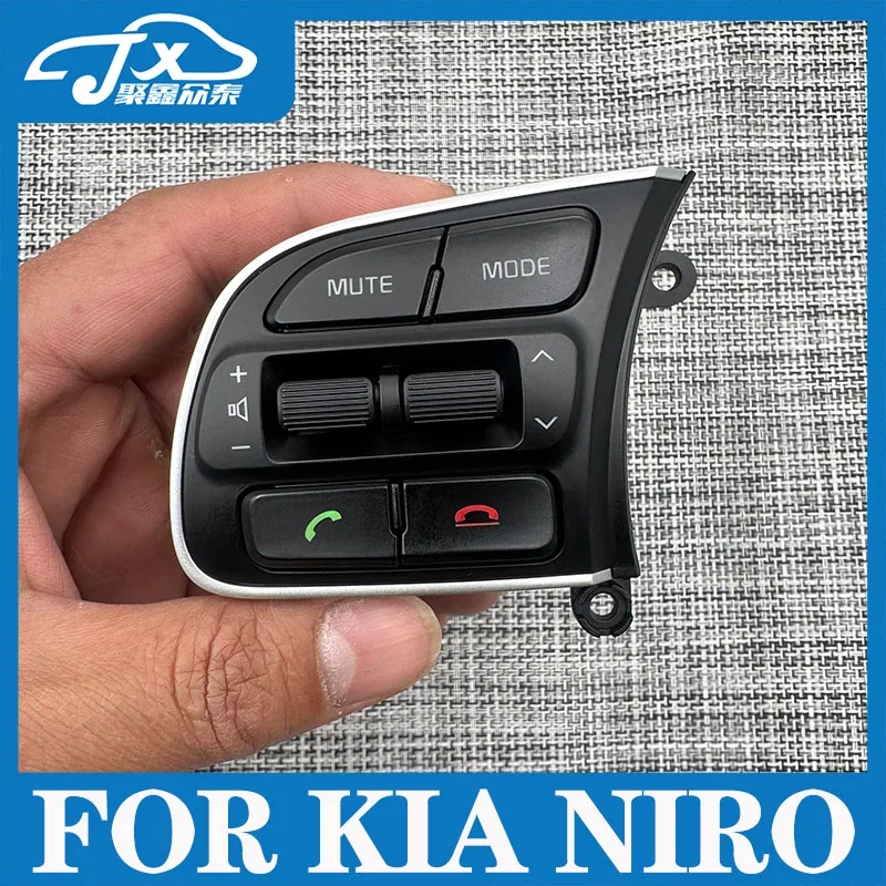 

For Kia Niro Steering Wheel Button Left Control Switch Multimedia Remote Operation Volume Control Key Pad Accessory