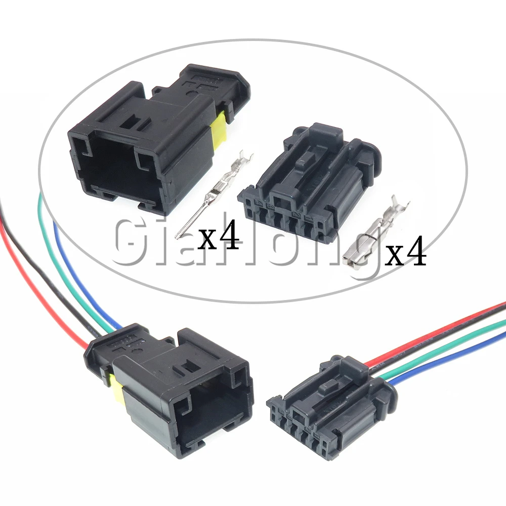 

1 Set 4 Ways 98822-1041 Car Electric Cable Connector 98817-1041 AC Assembly Auto Accessories Male Plug Female Socket