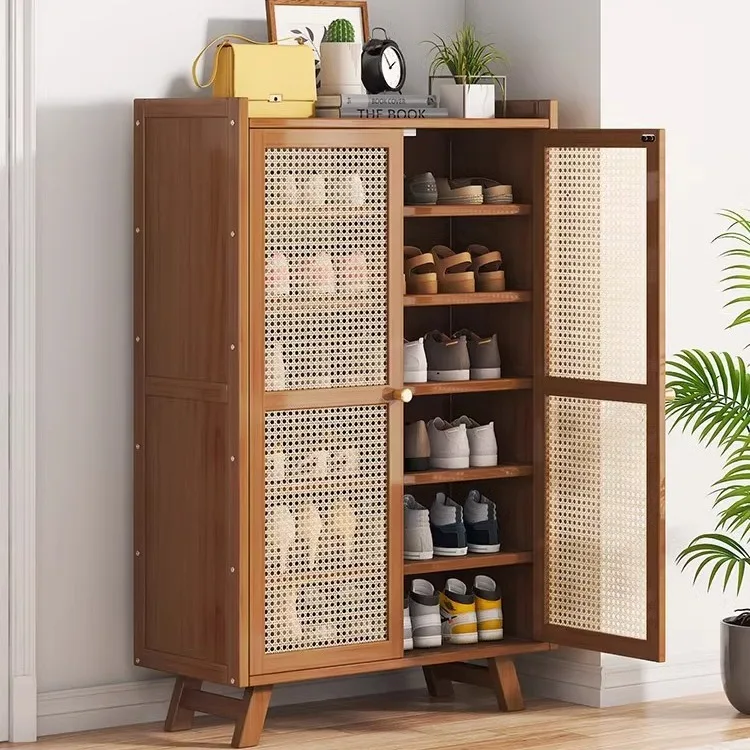 

Simple shoe rack door household multi-layer shoe cabinet small dormitory seam shoe rack storage rack artifact