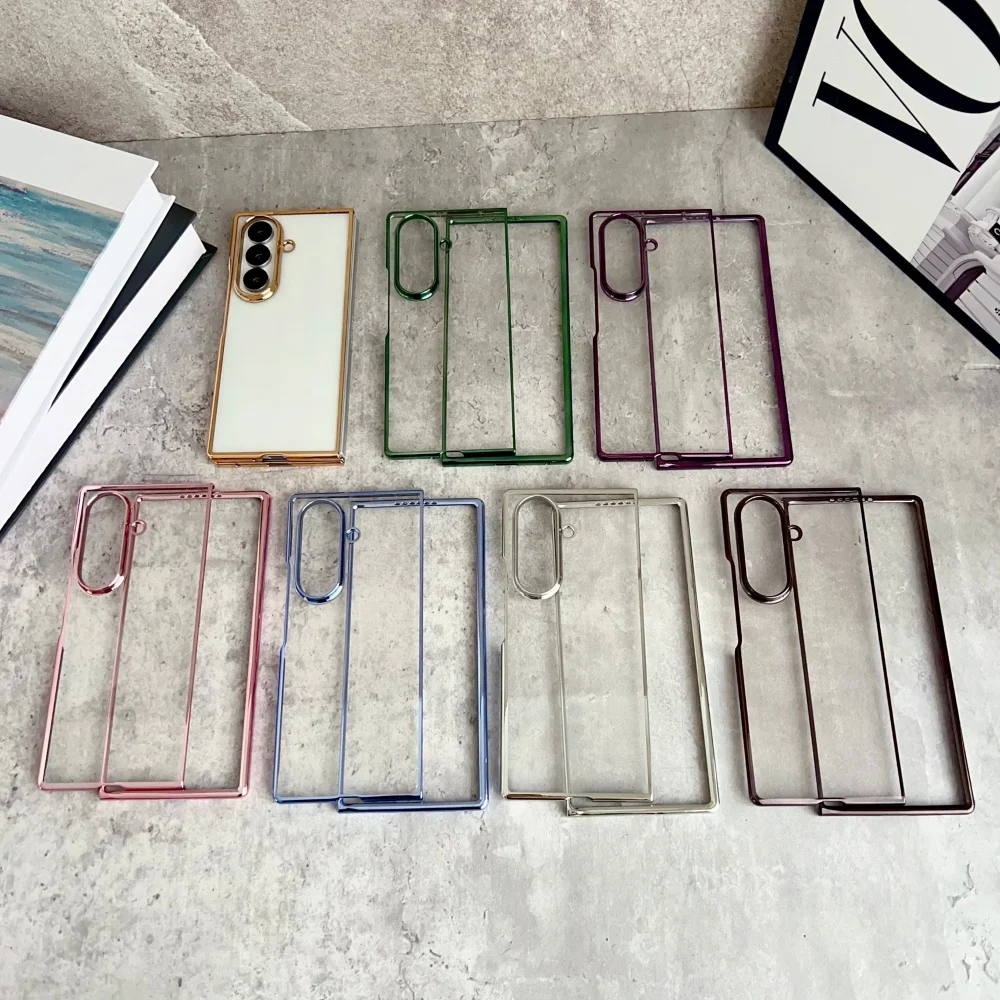 Transparente, weiche Silikonhülle für Samsung Galaxy Z Fold 8 7 6 5 5G, ultradünne, stoßfeste Schutzhülle für Z Fold7 – Detail 1