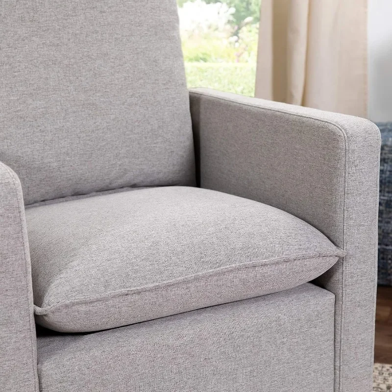 Pillowback Swivel Glider in Performance Eco-Weave, Water Repellent & Stain Resistant