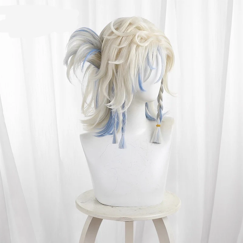 Identity V Amanda Gatiss Cosplay Wigs Adult 40cm Halloween Show Gatiss Amanda Cosplay Wig Heat Resistant Hair Party+ Wig Cap