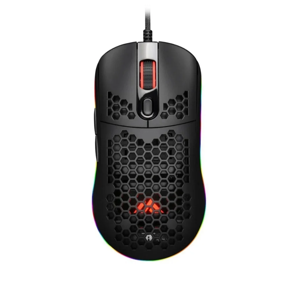 Mouse Gamer Rgb Tiger 7 Botoes 6200dpi Optico Cor Preto