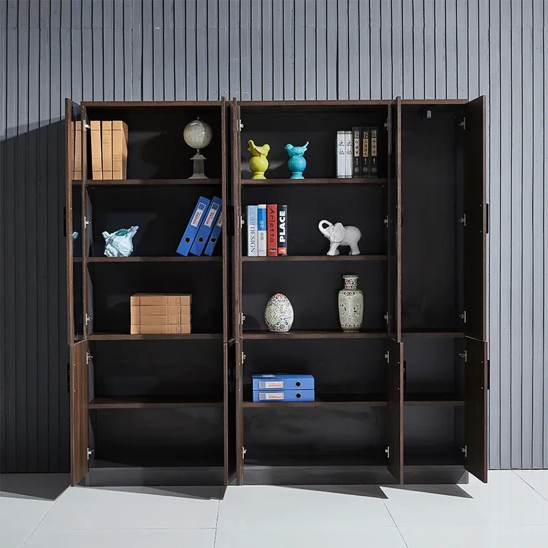 Office file cabinet type push-pull file cabinet modern simple bookcase counter cabinet four-door locker