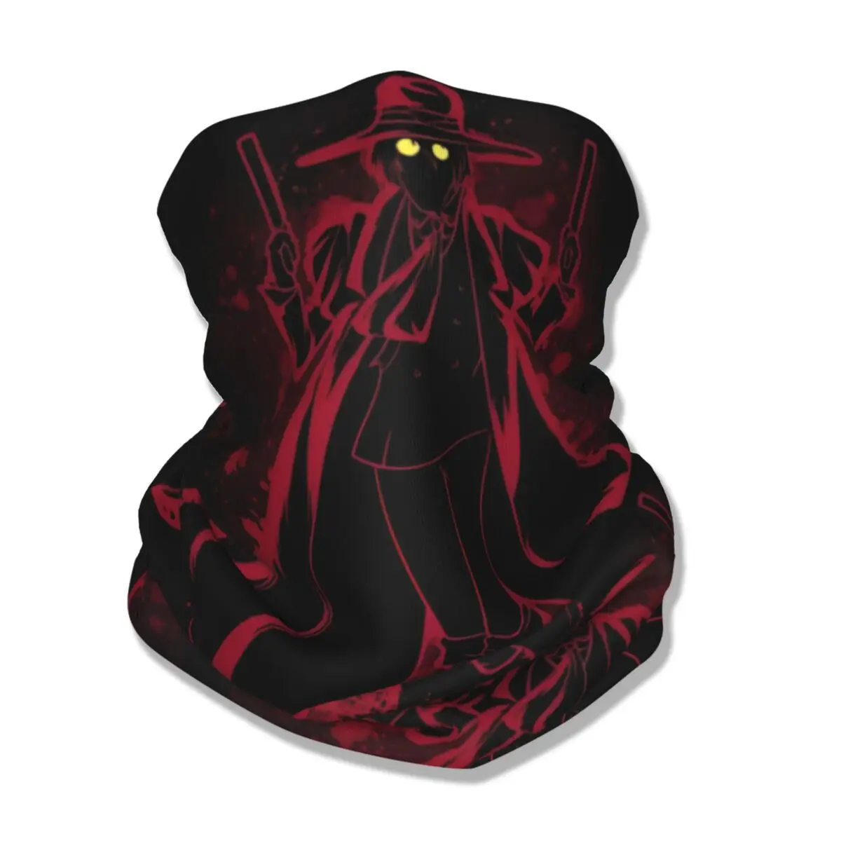 Hellsing Anime Alucard Bandana Neck Cover Printed Manga Vampire Wrap Scarf Multi-use Face Mask Riding Unisex Adult All Season