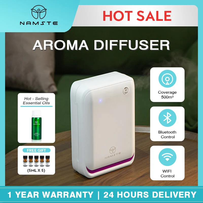

NAMSTE Coverage 500m ³ Essential Oils Humidifiers Electric Smell Distributor Aroma Diffuser For Home Room fragrance