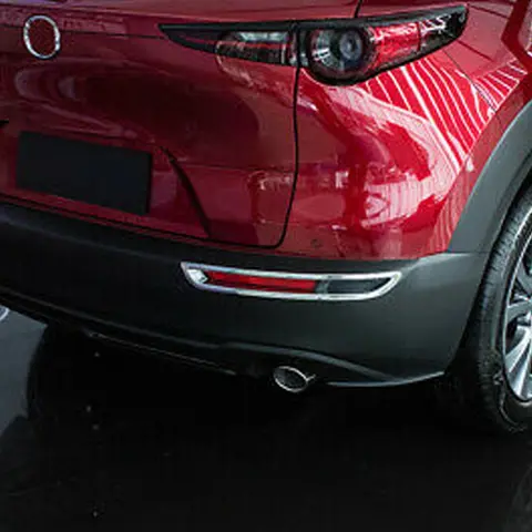 Elegant bil bakre dimljusskyddsklistermärke bakre stötfångardekoration för Mazda CX30 CX-30 2020 10 best sales Mazda CX30 karosserisats - №8