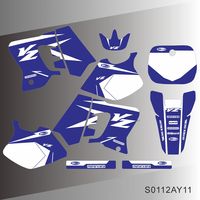 For YAMAHA YZ125 YZ250 YZ 125 YZ 250 1993 1994 1995 Graphics Decals Stickers Motorcycle Background Custom Number Name