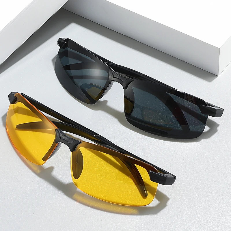 Klassische Halbrahmen-Sonnenbrille für Damen und Herren Hochwertige Personalisierte Sonnenbrille für Pendeln und Klettern Unisex-Brillen