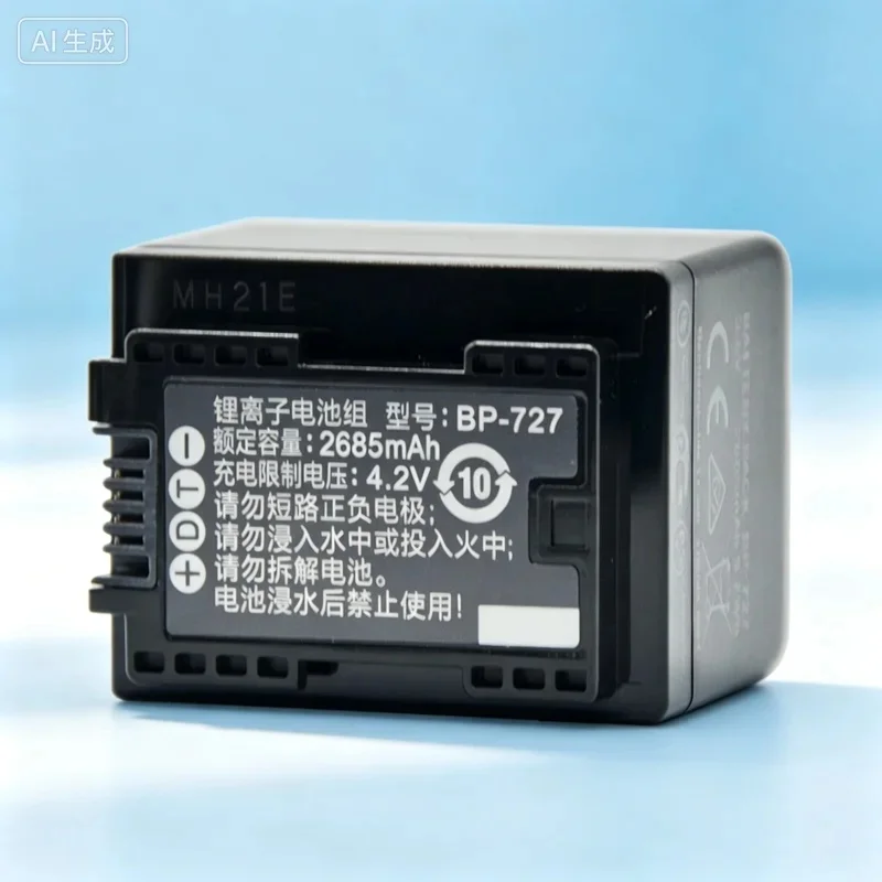 A++ New BP-727 Battery for HF R606 R706 M506 R56 R66 R76 R806 R86 Camcorder