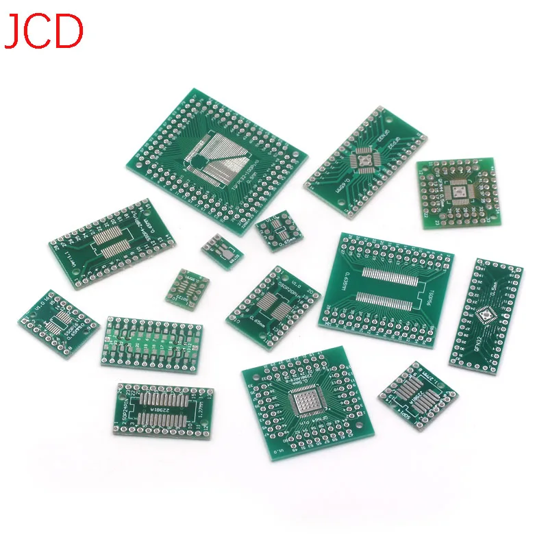 1Piece SOP Patch Adapter Board SOP8 SOP14 SOP16 SOP20 SOP24 SOP28 SOP56 SSOP TSOP56 TSSOP IC Test Board PCB Double Sided Pin