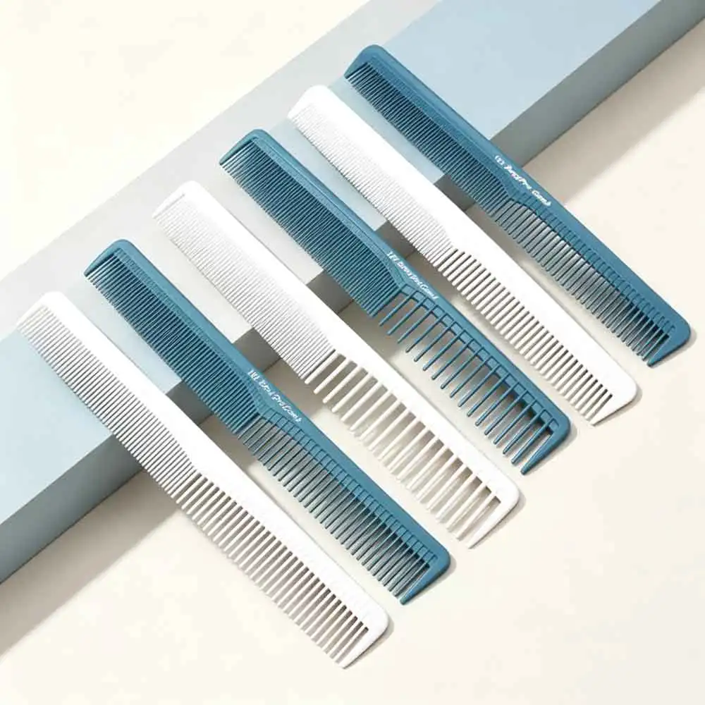 Professional Hair Flat Head Cutter Comb FineTooth Brush Cutting Comb Anti-static Haircut Salon Tools Barber Hair Accessories