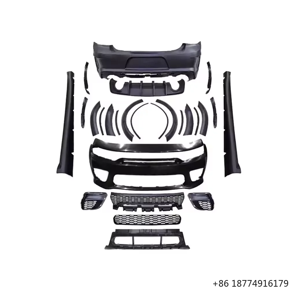 

Factory Hot Sale Front Bumper Assembly Exterior Upgrade Kit for Dodge Charger 2015 - 2023 Widebody Kit