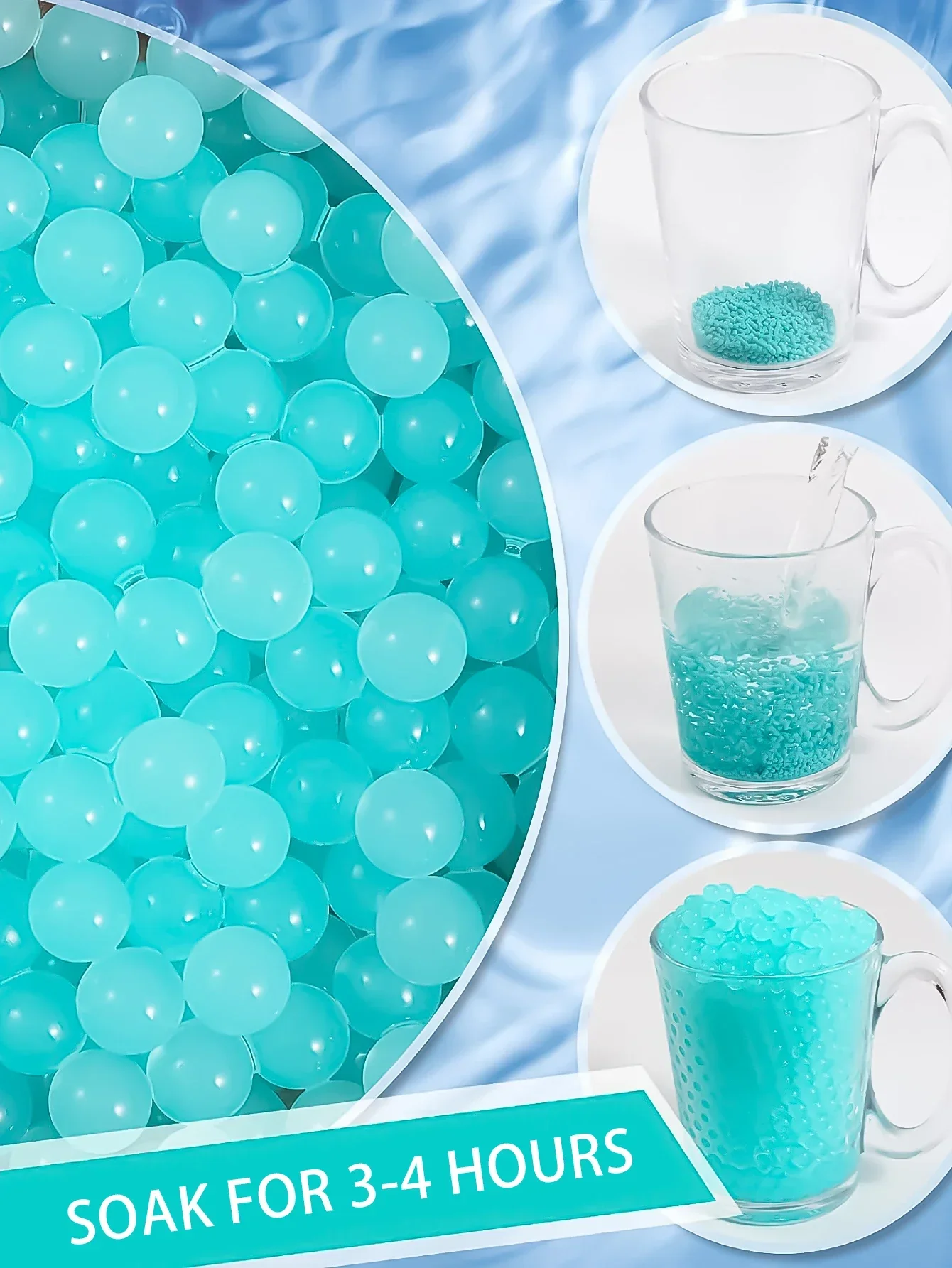 7-8 مم 50000 قطعة جل بيرستر رصاصات الذخيرة سبلات عبوة لعبة 416/AK #3