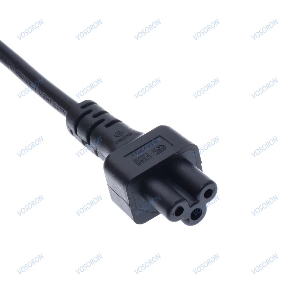 European Power Adapter Cord Cable 2m EU Plug 2 Pin Male To IEC 320 C5 For Notebook Power Supply