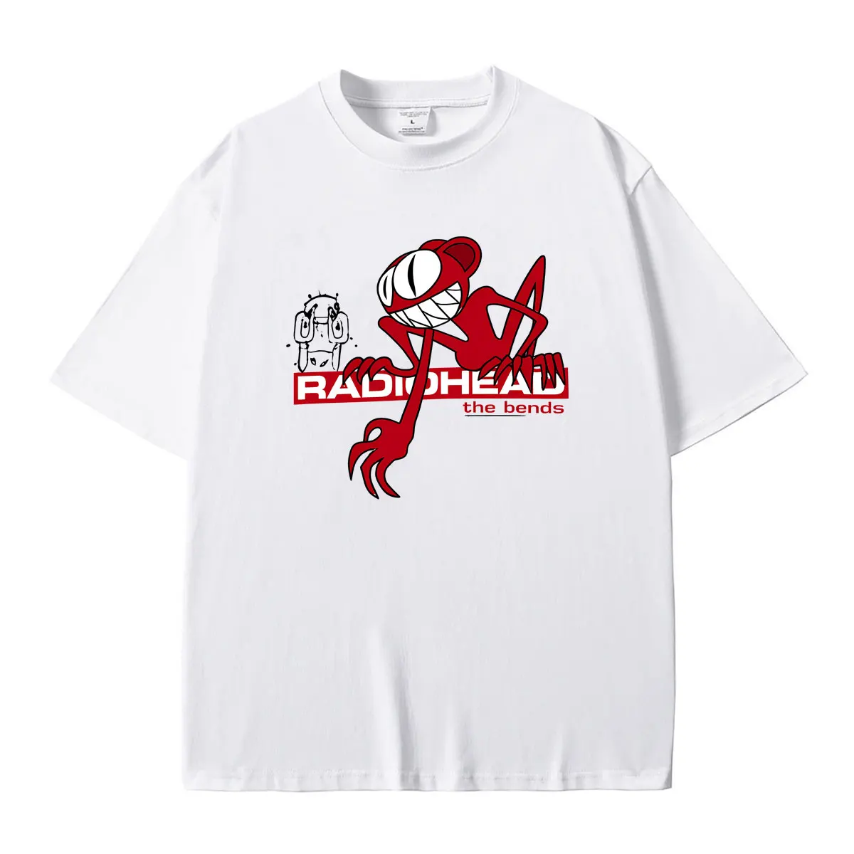Rock Band Radiohead The Bends Graphic T-shirt Summer Male Vintage Casual T Shirts Men Women Fashion Hip Hop Oversized Streetwear