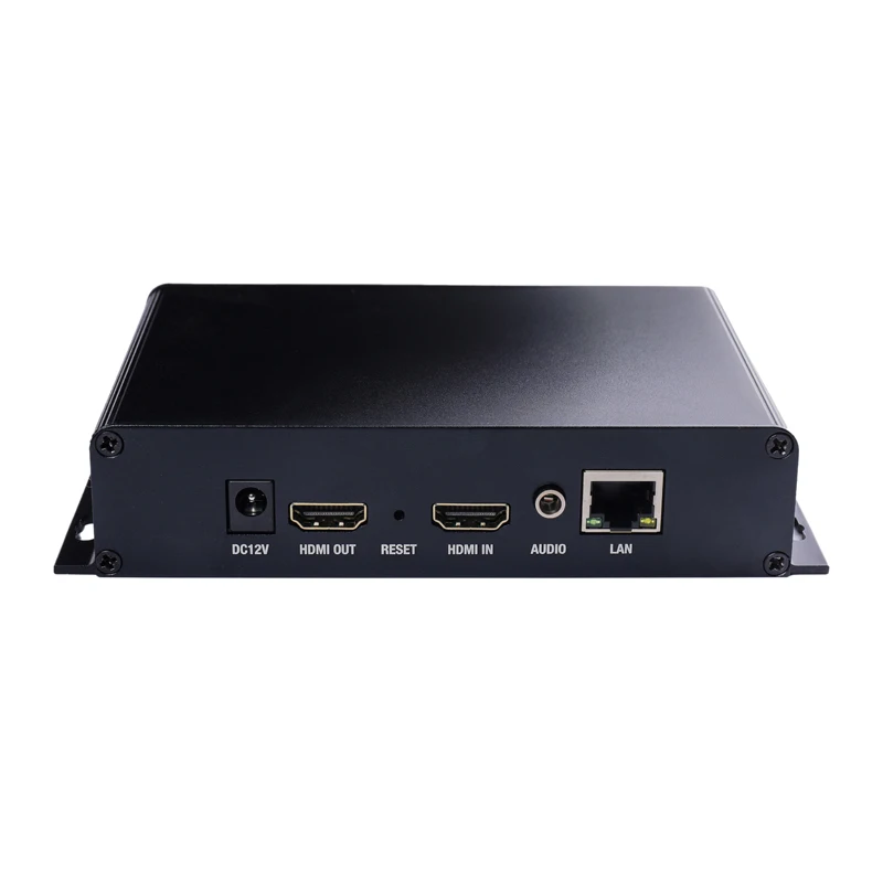 Mini Radio tipo H265 H264 IPTV, codificador de transmisión de vídeo SRT, Facebook, Youtube, Vmix, Wowza, transmisión en vivo