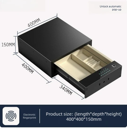 Smart Premium Strong Watch Winder Jewelry Box With Fingerprint Drawer Electronic Digital Lock Bedroom Wardrobe Safe