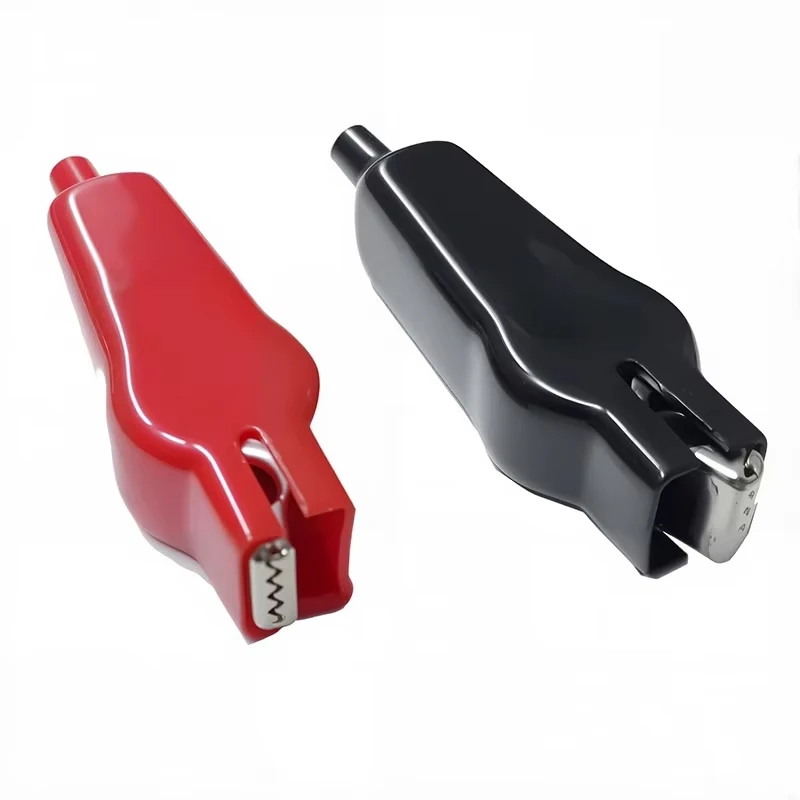10pcs Insulated Alligator Clips Electrical DIY Test Leads Cable Alligator Double-Ended Crocodile Electrical Clips