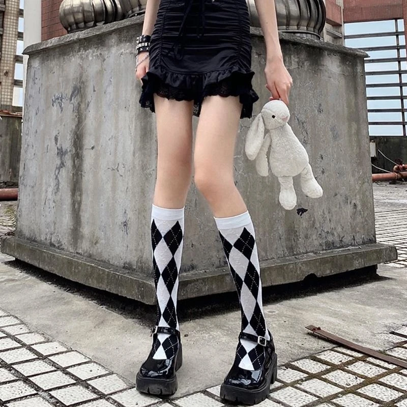 

Длинные гладкие носки длиной до колена с бантиками, повседневная обувь с сеткой, летние повседневные чулки для студентов, 15UB