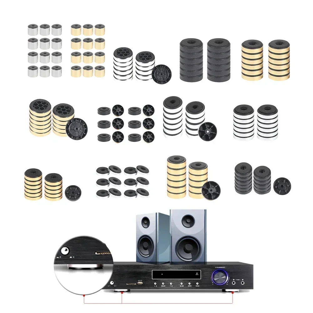 12 PCS High Quality Shock Absorption Damping For Audio Stereo Speakers Amp High Quality Shock Absorption Damping For Audio Stere