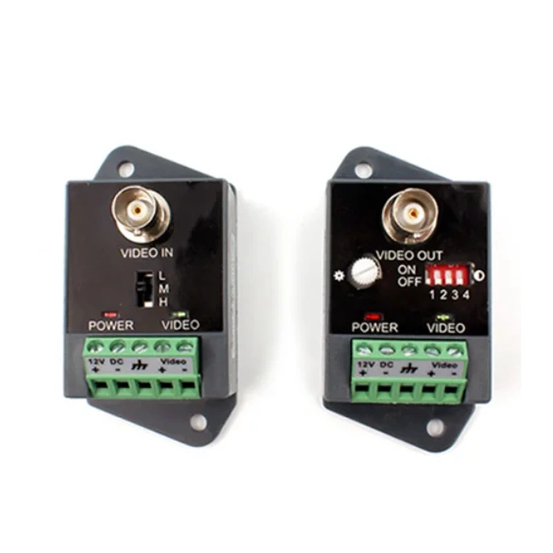 Single-Channel Active Video Balun For CCTV HD-TVI CVI AHD Active HD Video Transceiver Easy To Use