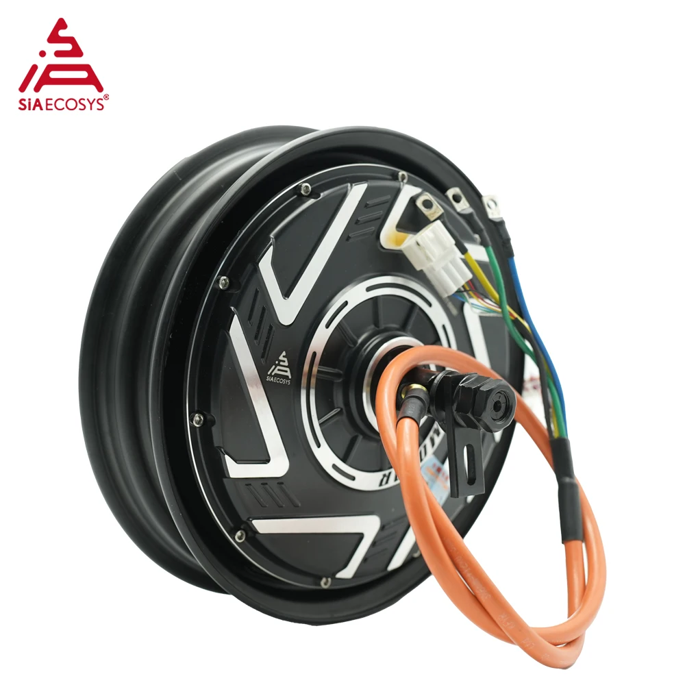 

QSMOTOR 10x2.15inch 1500W QS219 40H V1 72V Electric Motorcycles Scooters BLDC Wheel Hub Motor