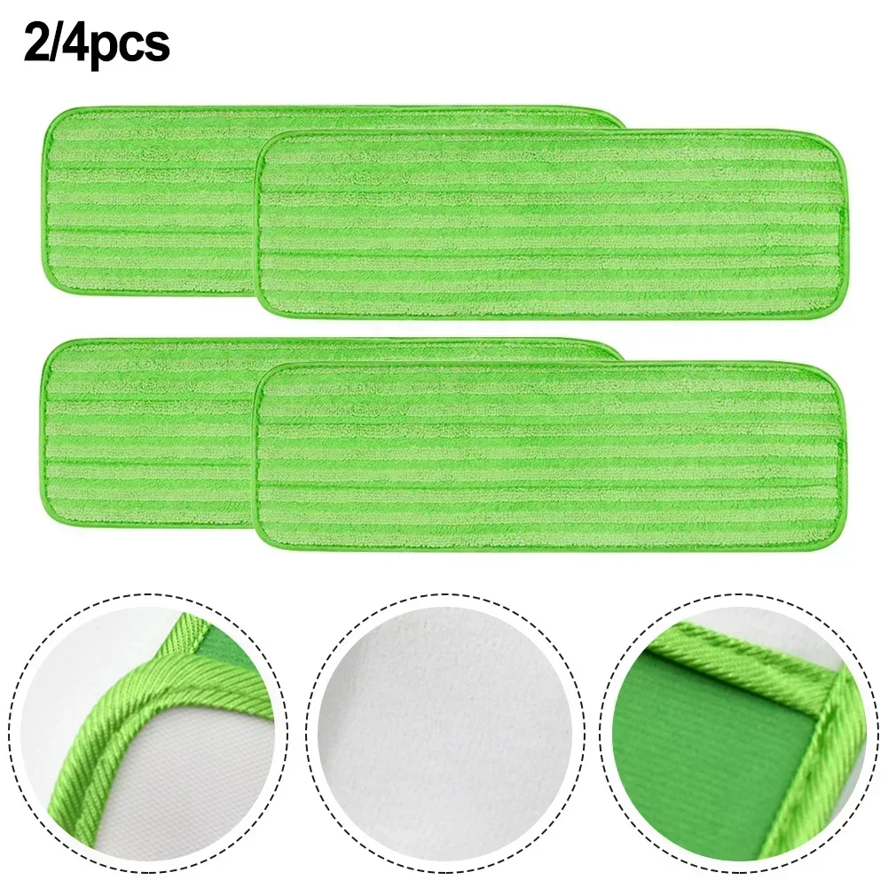 2pcs / 4 Pcs Reusable Mop Pads 45x15cm For Swiffer Sweeper Mop Pad Refill Wet And Dry Mop Pad Cleaning Pad Household Supplies