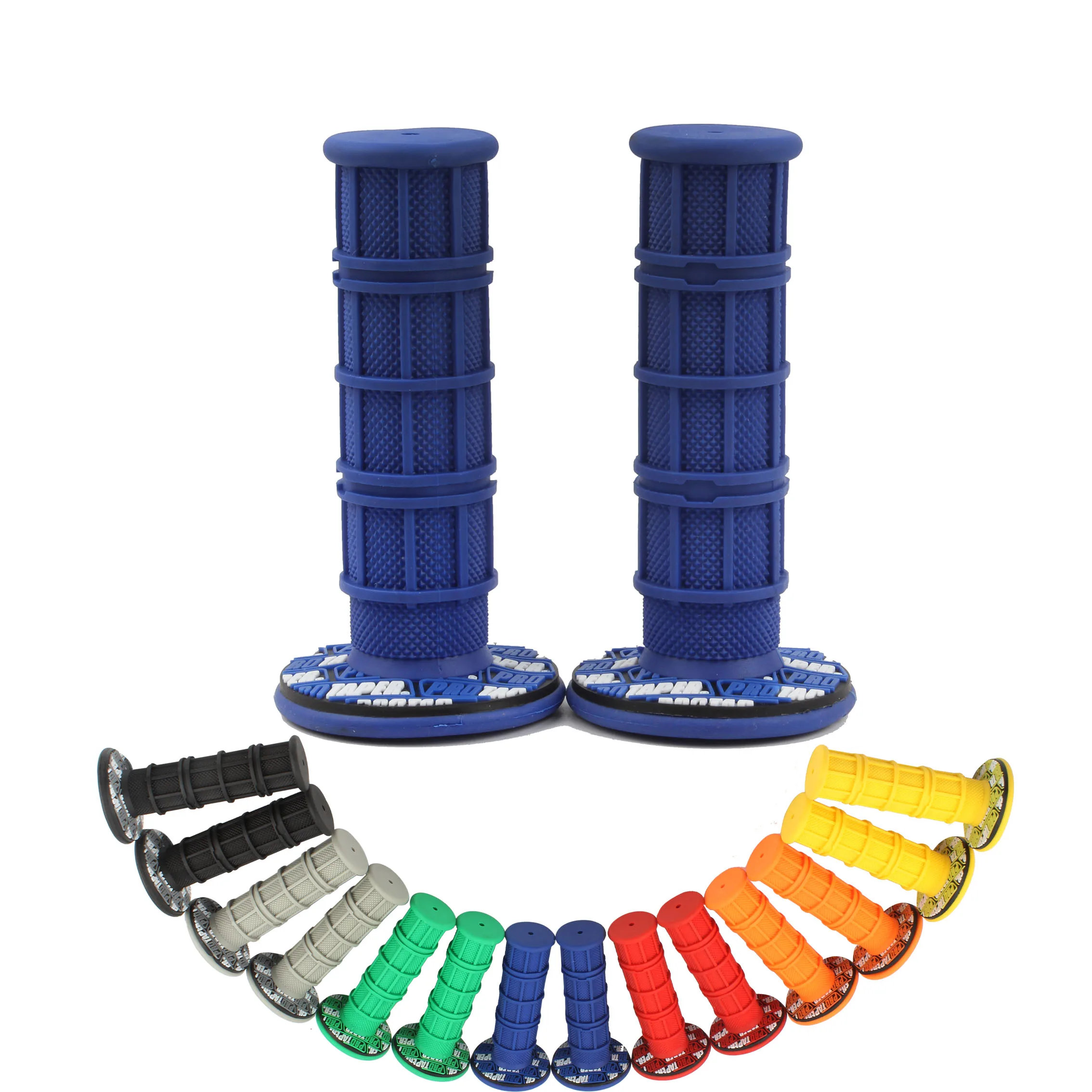 Empuñaduras de manillar de goma para motocicleta de 7/8 ", piezas de equipos para SDG XR50 CRF70 PW 80 KLX110 SDG SSR YZF WRF KXF RMZ