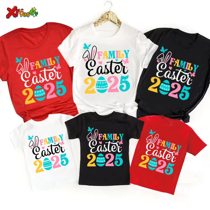 

Easter Family Shirt Party Family Matching Outfits Familia Family Look Baby Girl Clothes Baby Clothes New Born Kids Clothing Top