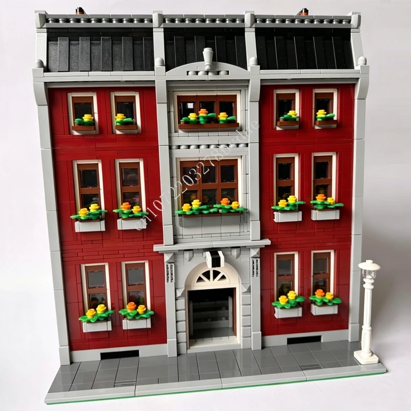 3938PCS Post Office MOC Creative street view Model Building Blocks Architecture DIY Education Assembly Model Toys Holiday Gifts
