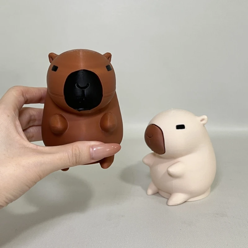 3D Cartoon Capybara Tow Bar Ball Cover 50MM Trailer Hitch Ball Protective Cap Funny Animal Trailer Towball Dust Cover Car Decor view 3