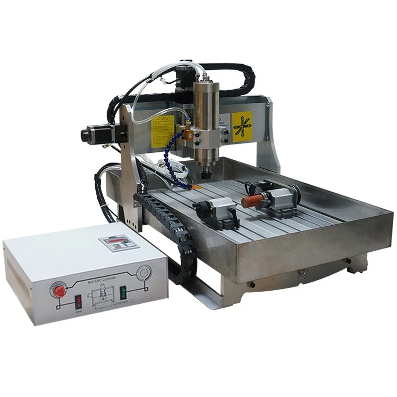 Router 3020 3040 6040 4Axis Lpt USB Port 2200W 1500W Metal Engraver Milling Cutting Drilling Machine with Water Tank