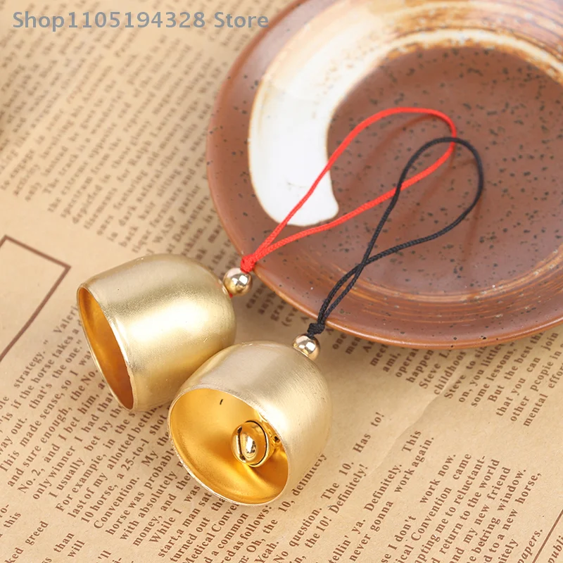 [FN] 1 قطعة جرس نحاسي معدني تزيين جرس الباب DIY صناعة أجراس الرياح الحرفية