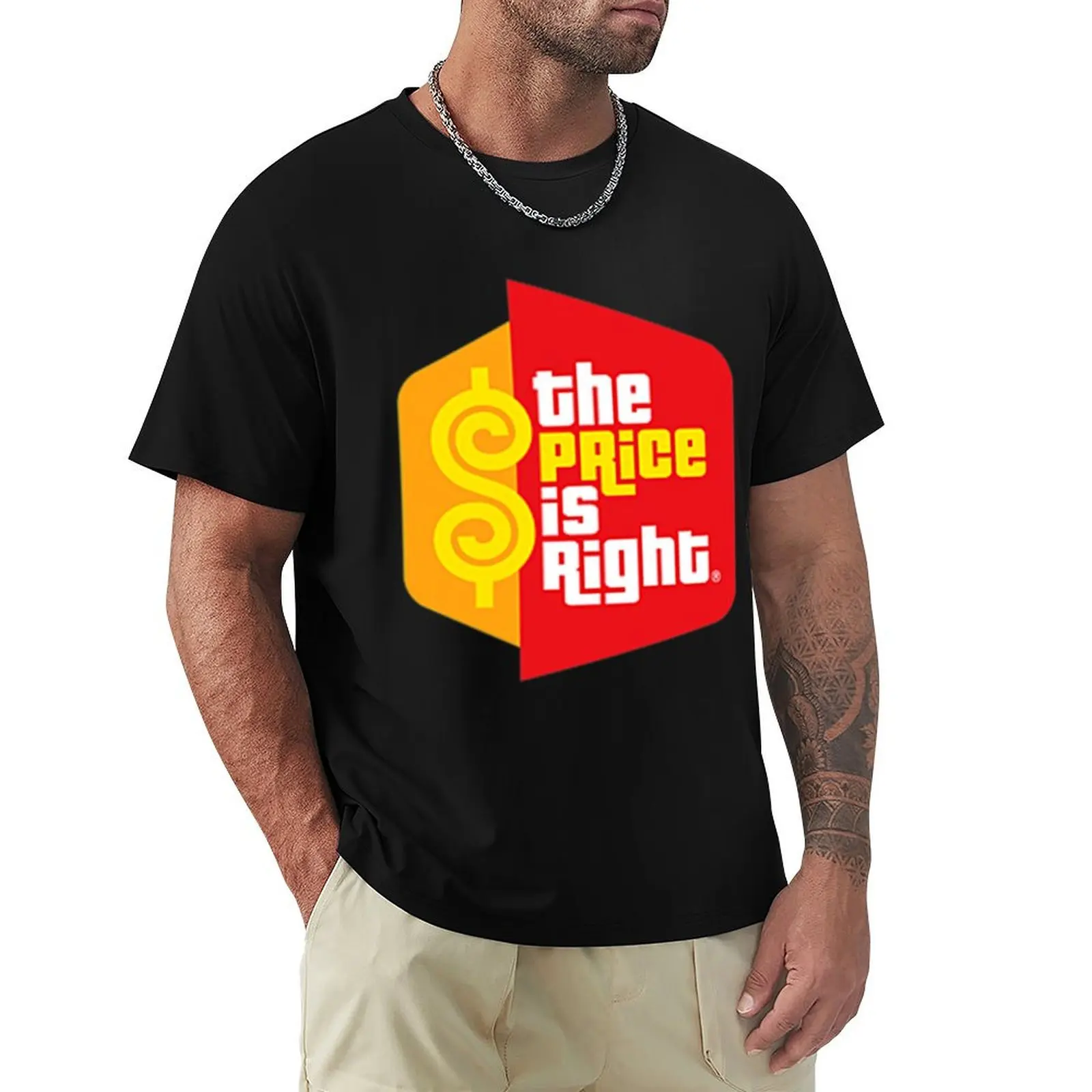 

Price is right You're the Next Contestant T-Shirt oversized summer tops vintage clothes mens t shirt graphic