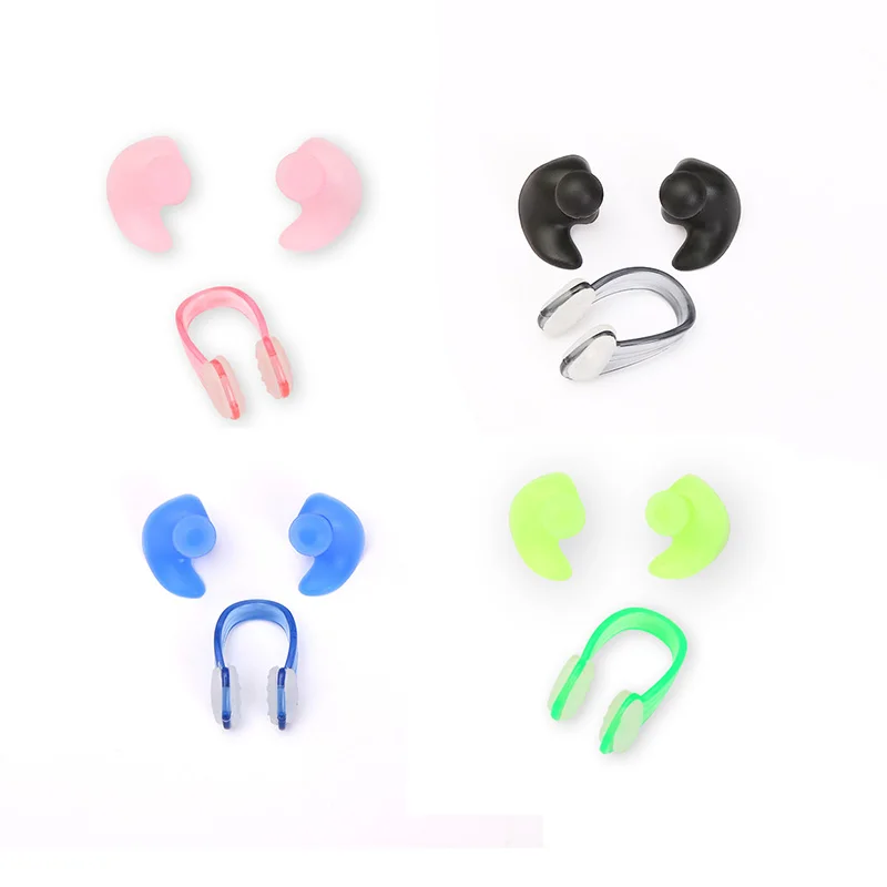 Durable No-Skid Soft Silicone Steel Wire Nose Clip for Swimming Diving Water Sports High Quality Swim Nose Clips For Adults