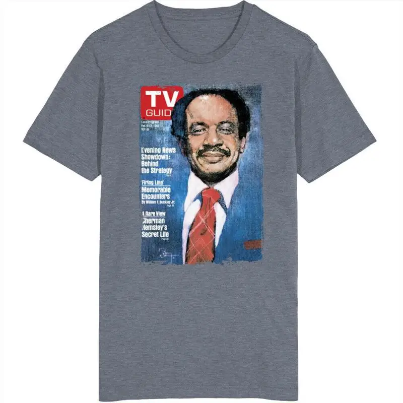 Футболка с обложкой телевизионного журнала The Jeffersons Sherman Hemsley