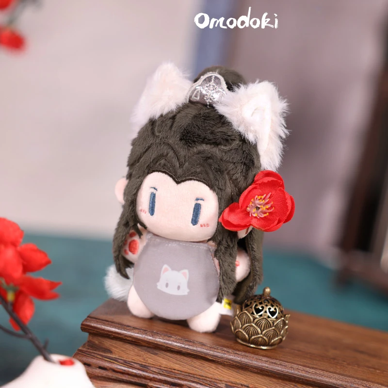 10cm Anime Figure Shizun Chu Wanning Mo Ran Plush Pendant Dolls Mini Decor Soft Stuffed The Husky And His White Cat Plush Toys