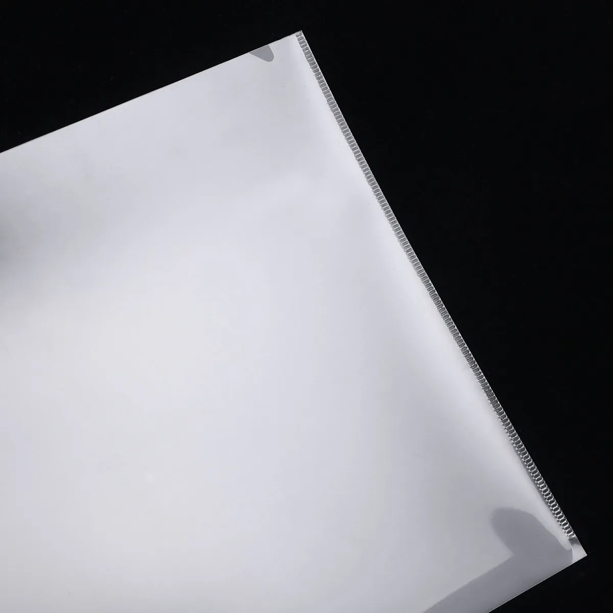 

30Pcs A4 Transparent Folder L Type Plastic File Holder Expanding Document Organizer Convenient Manage for Office School Home Use