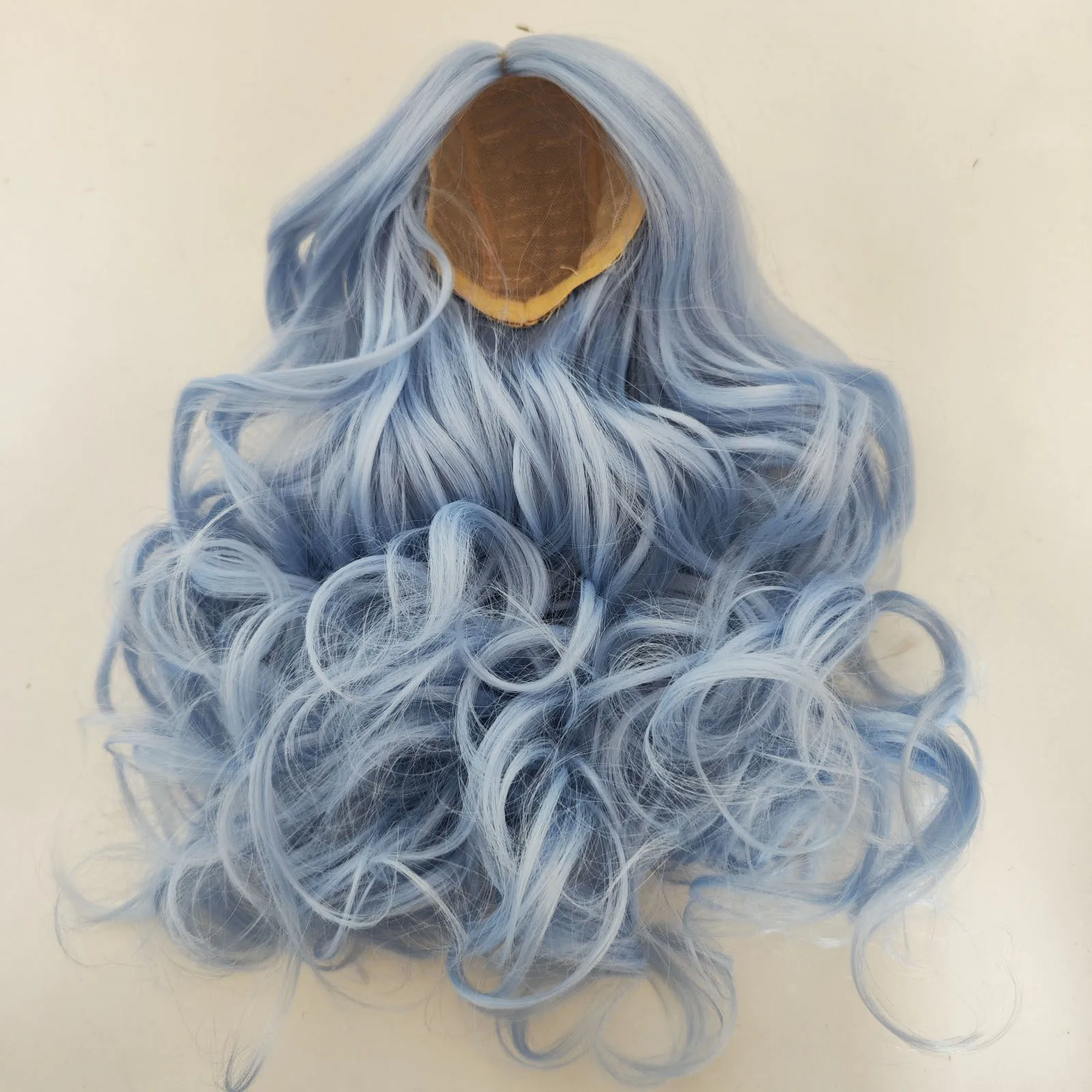 BJD sd 1/3 1/4 1/6 1/8 male and female doll wig part instant noodle roll doll curl wig grey purple doll accessories