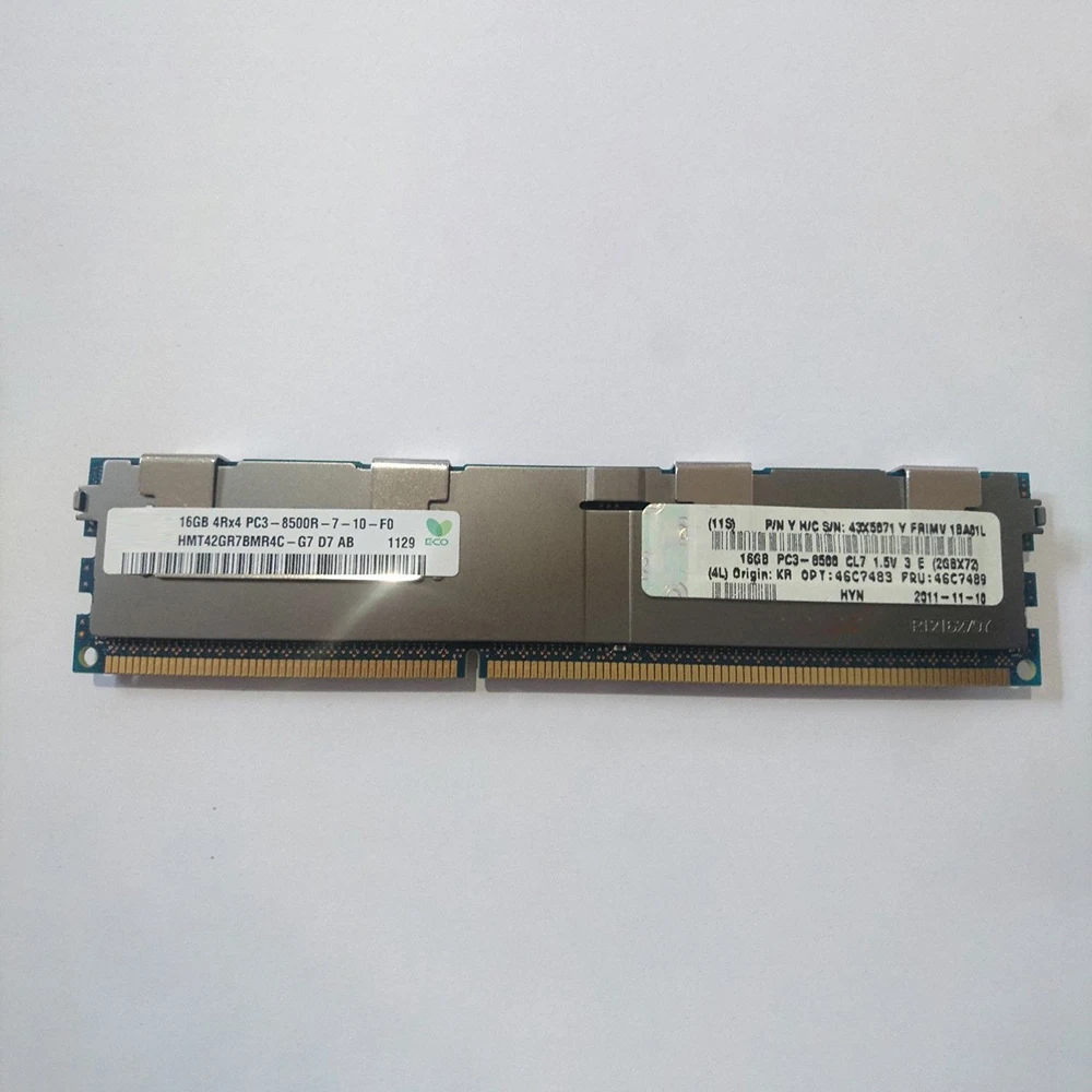 Server Memory 46C7483 46C7489 43X5071 X3850 X3690 X5 16GB DDR3 1066 RAM Works Perfectly Fast Ship High Quality