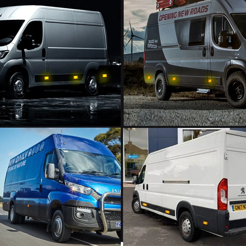 2 шт., задние габаритные огни для Fiat Ducato 06-21