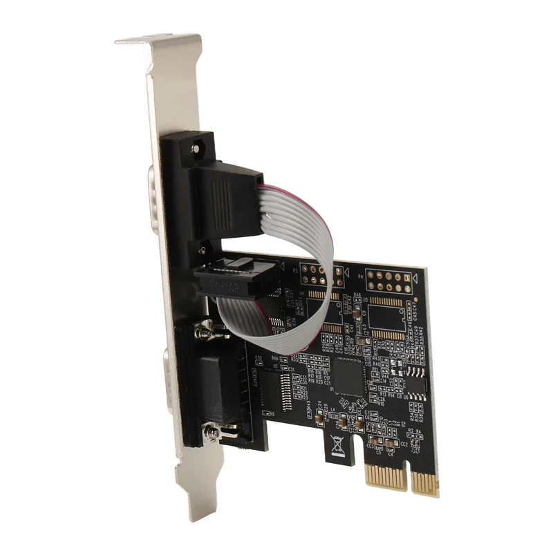 EF-AX99100 Chipest RS232 Serial COM & DB25 Printer Parallel Port LPT Ke PCI Riser Card Adapter Untuk Desktop PC