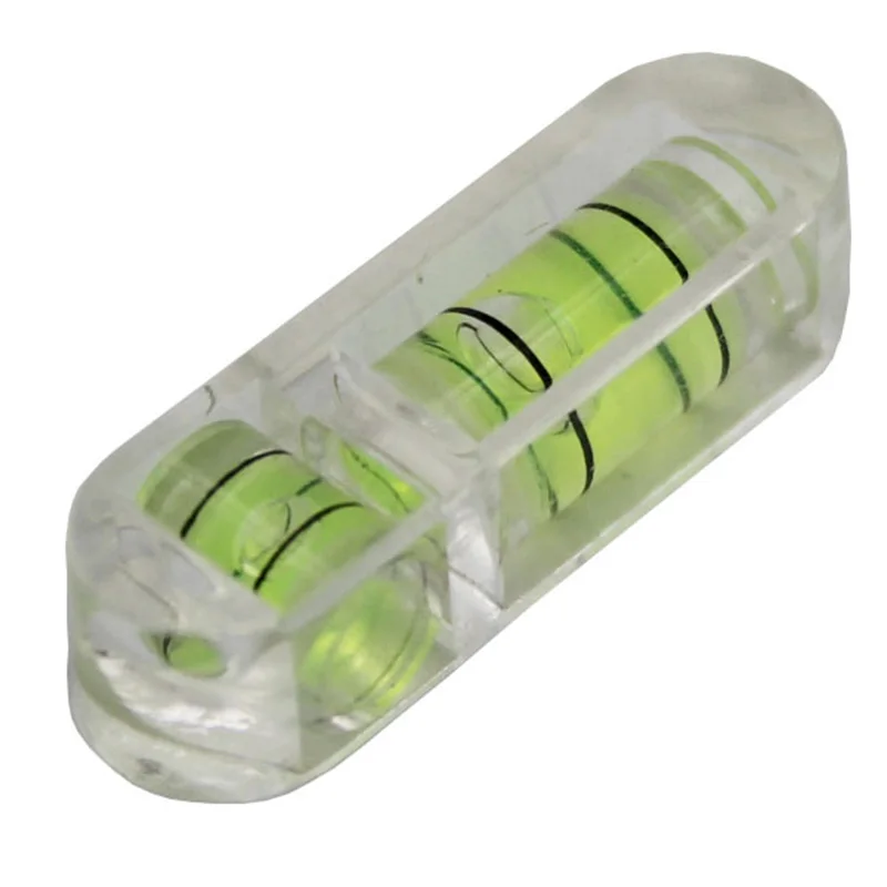 Mini Small T-type Two-way Level Horizontal Bubble New Acrylic Xy-axis Bubble Level Size 30x9x7mm