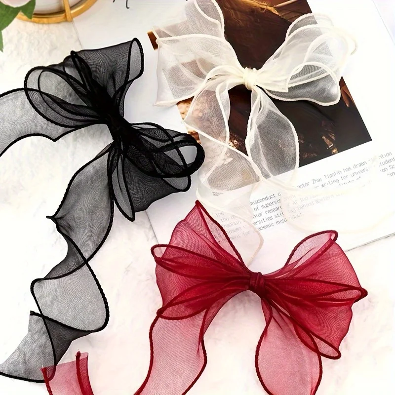 elegant-fishtail-yarn-ribbon-fruit-packaging-bow-ribbon-for-baking-cake-gift-wrapping-flower-bouquet-decoration-premium-craft-ri