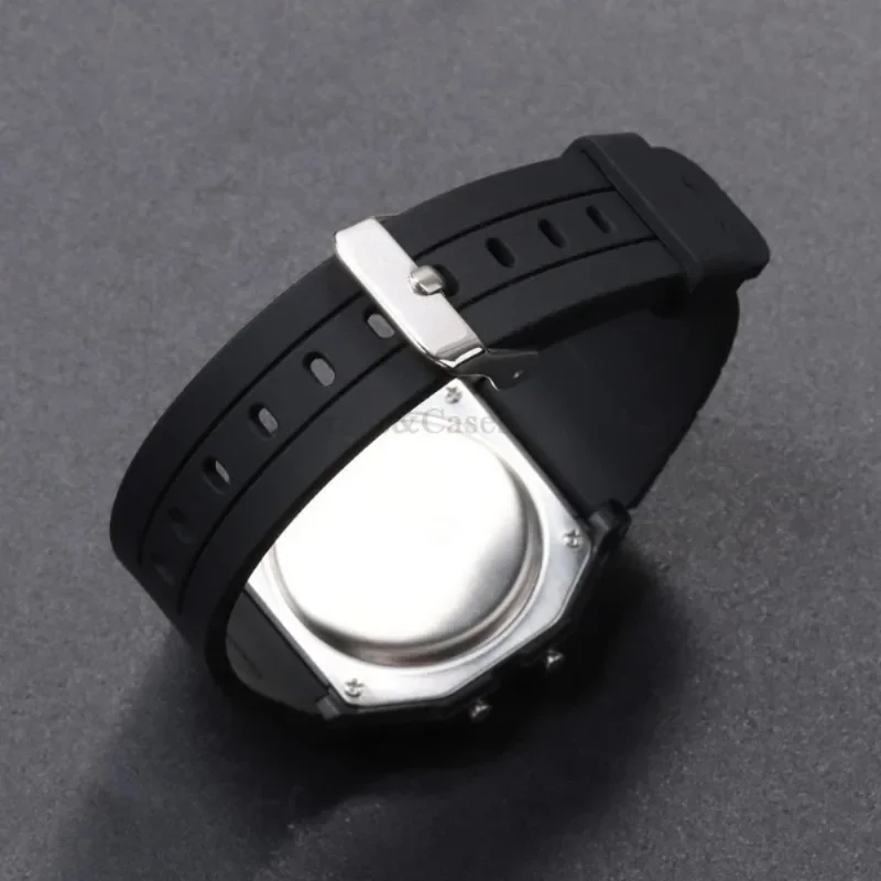حزام ساعة سيليكون ل كاسيو F-91W W-800H 18 مللي متر ل W800H SGW400 F84 F105/108 A158/168 AE1200/1300 أساور مطاطية رياضية للرجال #6