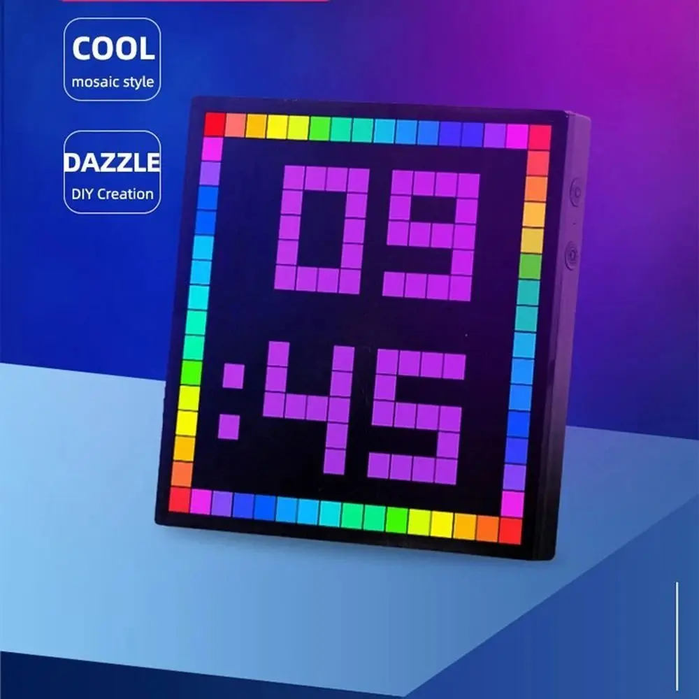 

Programmable Bluetooth Pixel Screen Digital Module Matrix Screen Dynamic LED Electronic Screen APP Control Full Color